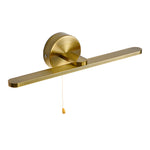 15 74 Modern Led Linear Vanity Lights With Pull Rope Switch Bathroom Lighting In Black Bronze