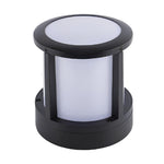 Cylindrical Black Outdoor Fence Post Light Li002349