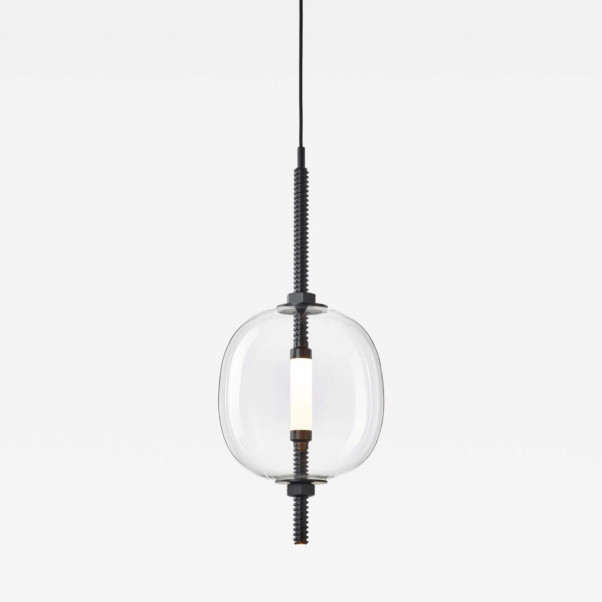 Under Pressure Art Glass Pendant Light with Integrated LED