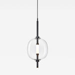 Under Pressure Art Glass Pendant Light with Integrated LED