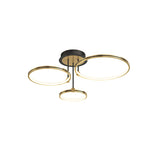 Rings Modern Ceiling Lights With Leather Ha098316