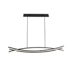 Long Lines Led Dimmable Chandelier Dining Room Light Fixtures