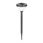 Black 27 6 Inch H Solar Led Path Lights With Stake