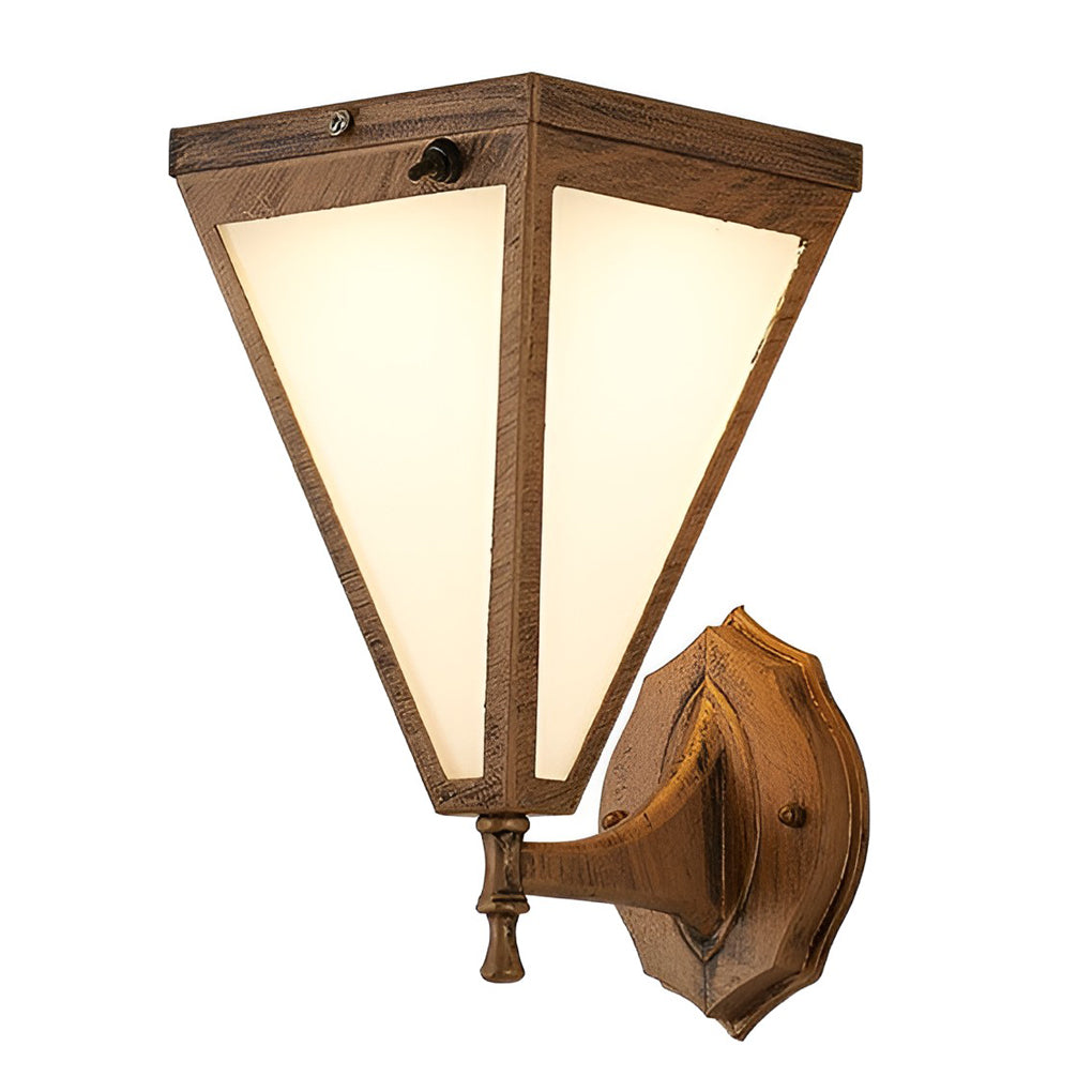 Industrial Tapered Dimmable Plug In Solar Waterproof Led Outdoor Wall Lighting