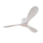 Modern 52 Inch Indoor 3 Blade Low Profile Ceiling Fan White