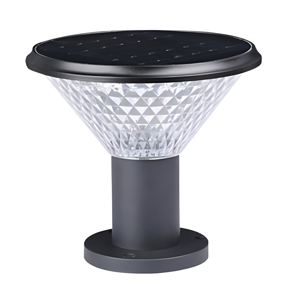 Circular Waterproof Solar Fence Post Lights