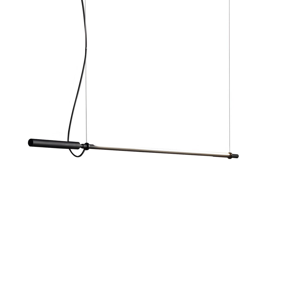47 2 In Minimalist Black Acrylic Linear Led Pendant Light