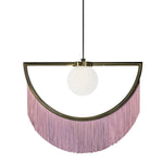 Pink Tassels Creative Led Pendant Light Li001998