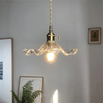Vintage Hibiscus Pendant Light