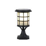 Round Cage Solar Fence Post Light Ha092390