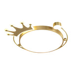 Round Cartoon Crowns Ceiling Light Ha091436