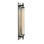 Industrial Black Stainless Steel Long Metallic Tube Wall Light 19 68 In H