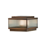 Square Modern Solar Fence Post Light Ha091706