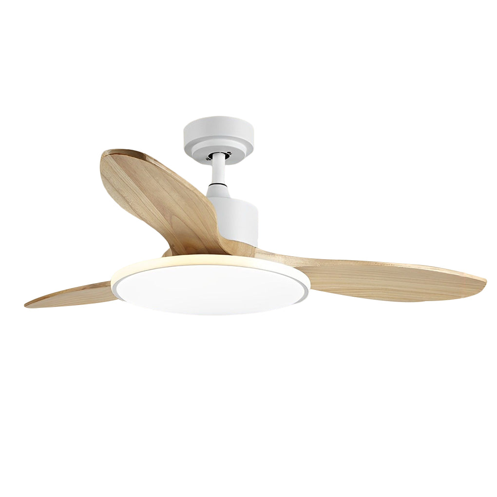 Wood Mute Led Nordic Ceiling Fans Ha079314