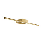 Brushed Brass Linear Led Bathroom Vanity Light