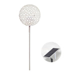 1 Light Solar Dandelion Sphere Garden Stakes Outdoor Lights