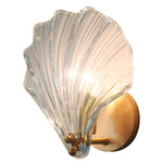 Creative Fan Shaped Glass Three Step Dimming Led Wall Sconce
