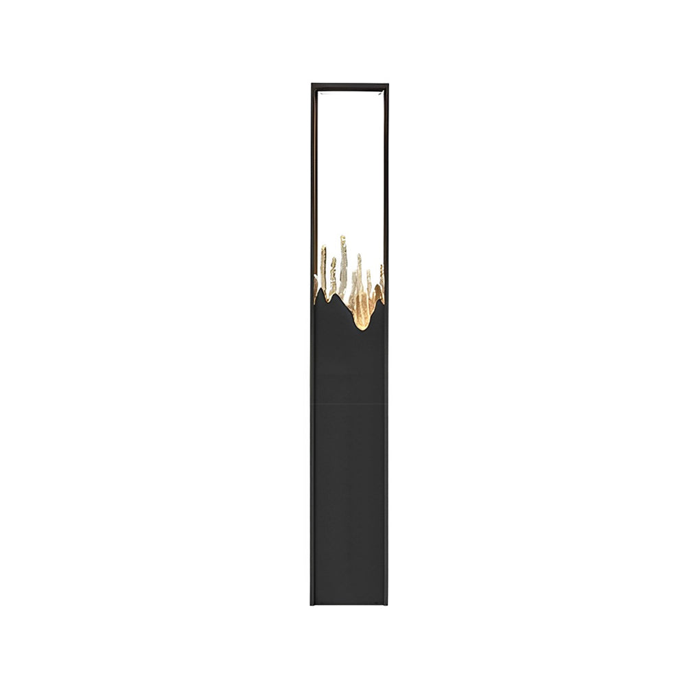 Modern Rectangular Glass LED Pathway Lights for Elegant Outdoor Spaces