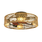 Rattan Industrial Style Ceiling Fan Lamp Ha079284