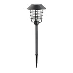 22 8 In Black Mini Torch Solar Pathway Lights Outdoor Lawn Led Lights