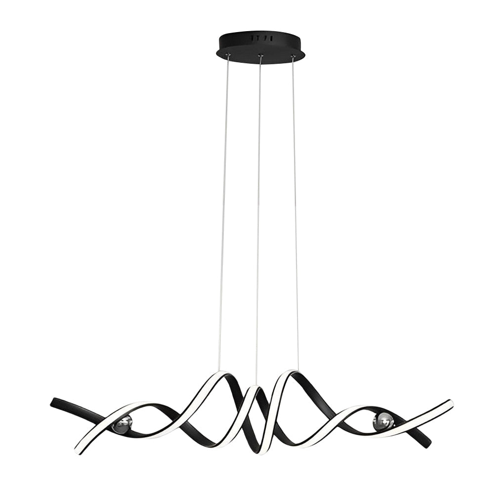 Wave Strip Twisted Creative Pendant Light Ha081811