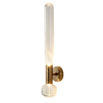 Glass Long Tube Up And Down Lighting Simple Art Postmodern Wall Light Fixture