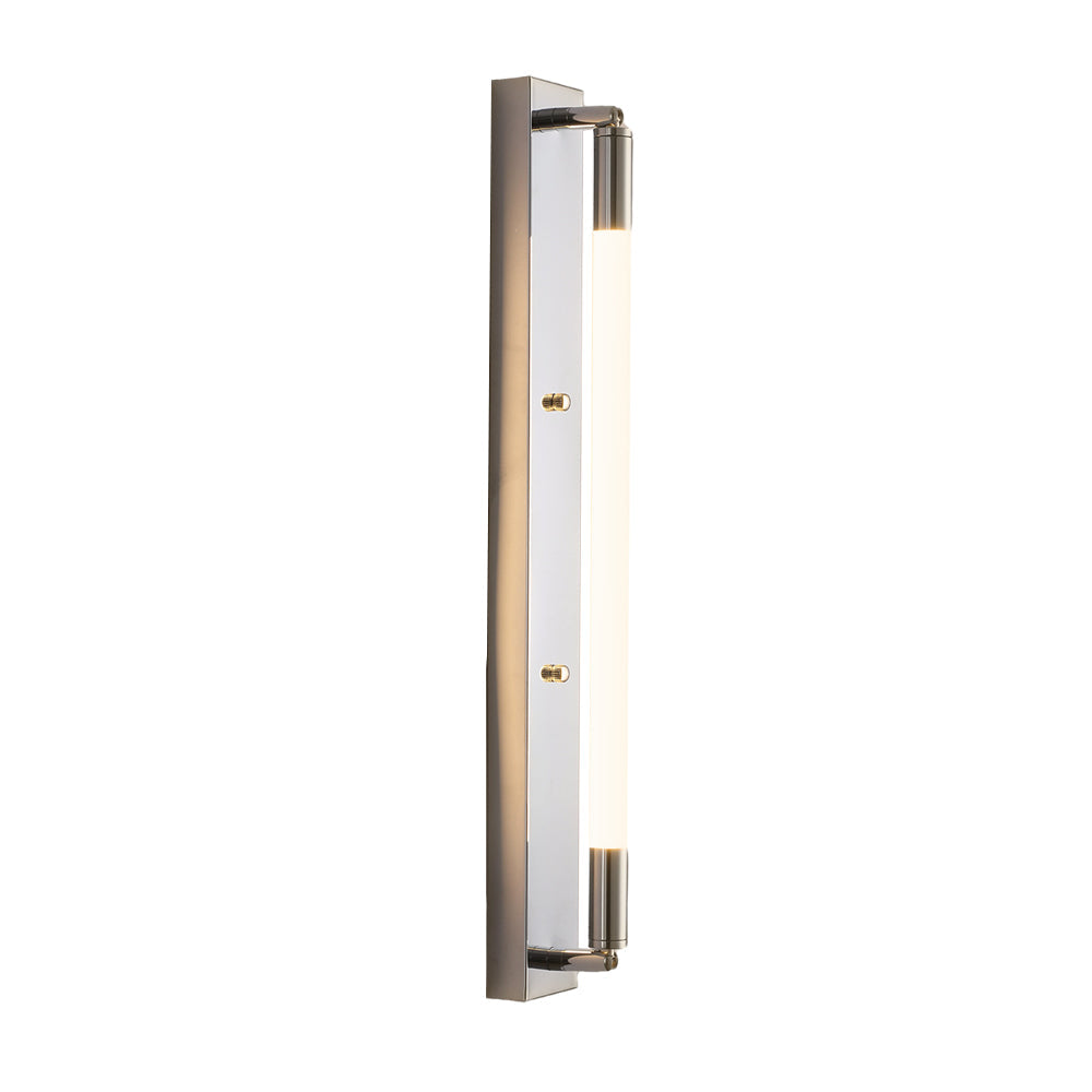 19 68 Acrylic Tube 1 Light Led Wall Lights Indoor Black Gold Chrome Base