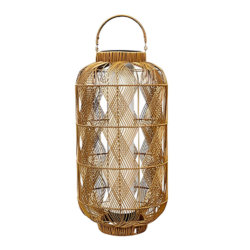 Rattan Portable Solar Floor Lamp Ha088303