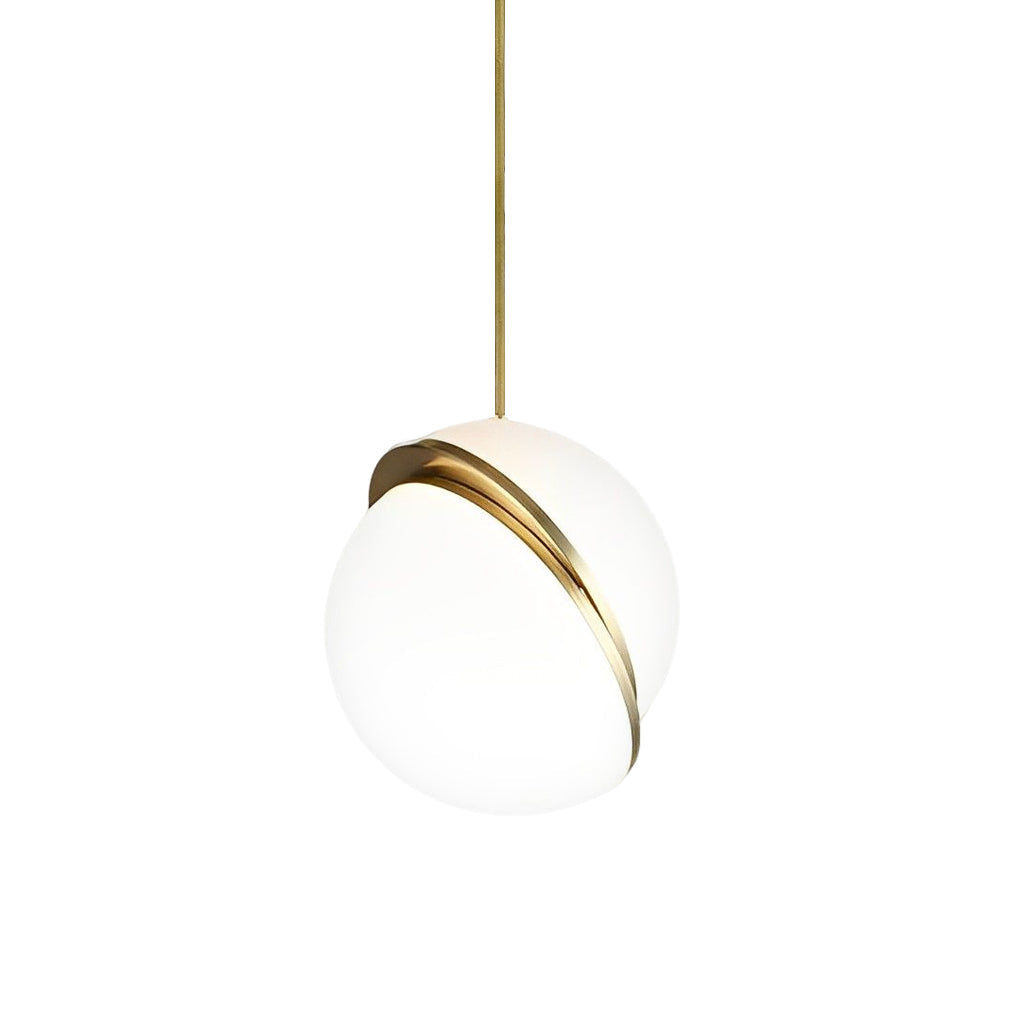 Round White Nordic Pendant Lights Ha075879