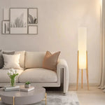 Solid Walnut Wood Floor Lamp
