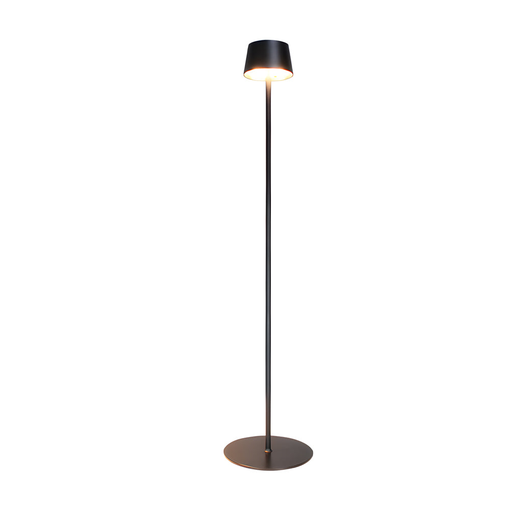 48 8 In Black Touch Dimming Led Rechargeable Floor Lamp