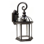 Double Layer Waterproof Glass E27 Vintage Wall Sconce Lighting Wall Lamp
