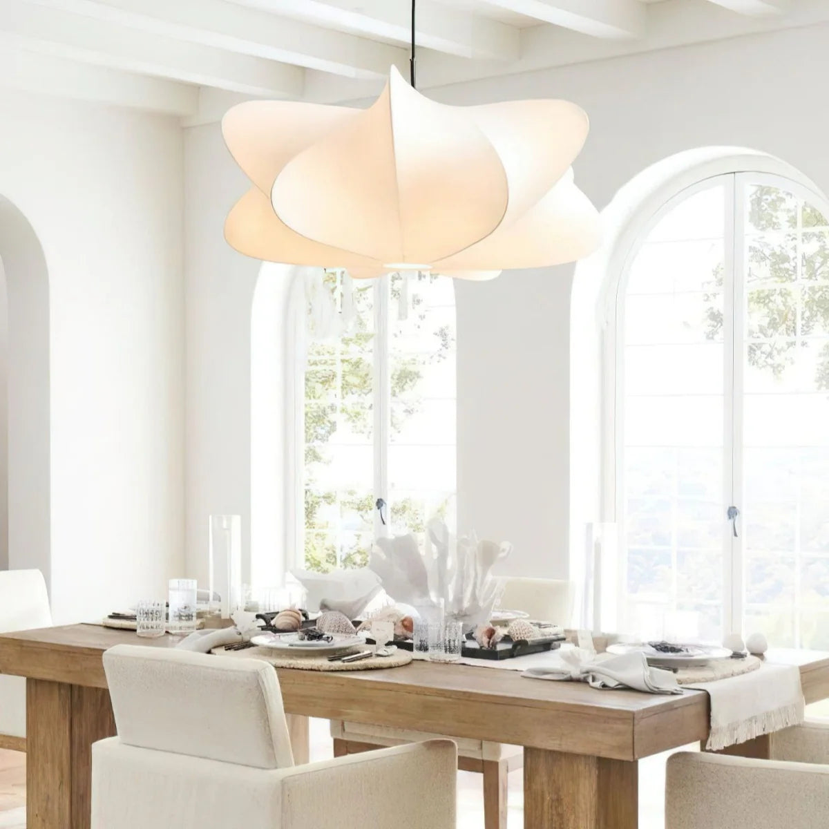Alloliving Silk Hanging Lamp