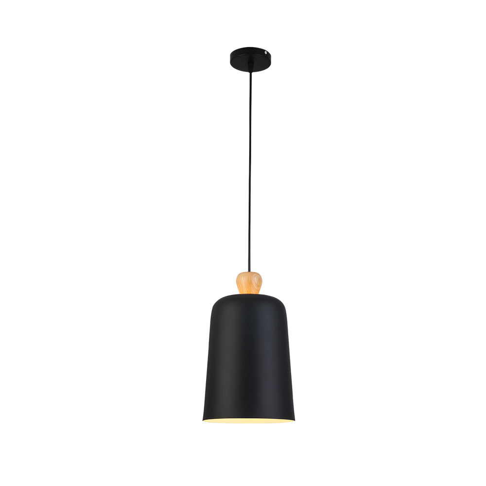Pleat Box Led Pendant Light 1 Light Black White Aluminum Hanging Lamp