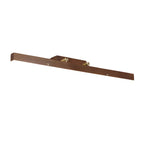 Walnut Led Wood Bathroom Vanity Light 31 Inch