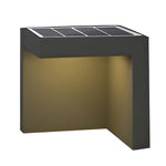 Modern Outdoor Path Light with Half-Cut Rectangular Design in Gray, LED 4.5W, IP54 Waterproof