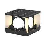 Mountain Scenery Design Solar Fence Post Lights Li002119