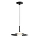 Glass Ufo Led Black Kitchen Pendant Light Li002218