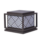 Square Waterproof Led Modern Outdoor Solar Post Lights