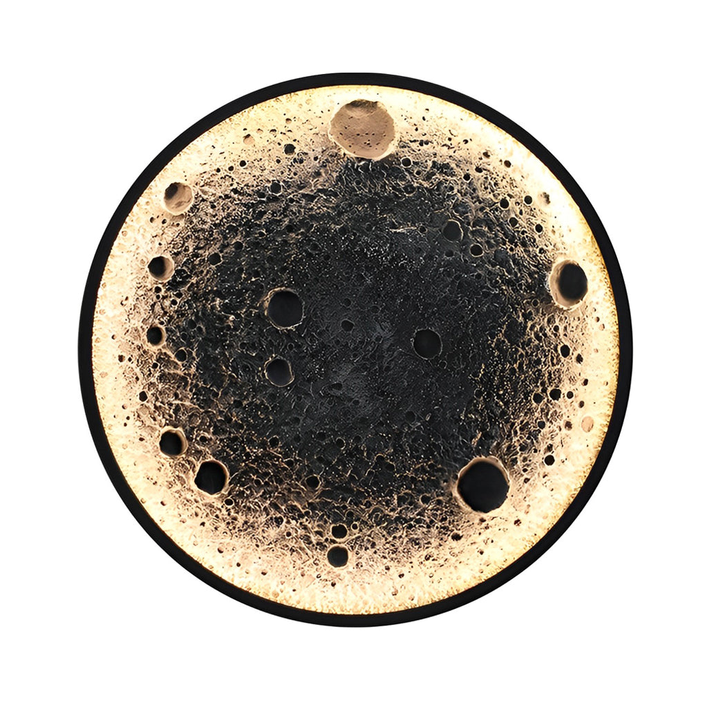 Round Moon Modern Outdoor Wall Light Li002286