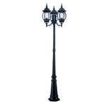 3 Lights Black Post Lights Li002057
