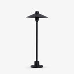 Shadowcap LED Path Light – Minimalist Outdoor Garden Lamp in Black