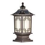 Lumière Pillar Lantern — Weatherproof Outdoor Post Light with Adjustable Color Temperature