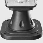 Solar Post Cap Light in Die-Cast Aluminum with Dual-Color LED
