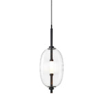 Under Pressure Art Glass Pendant Light with Integrated LED