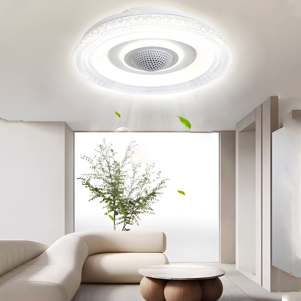Aura 20" Bladeless Smart Ceiling Fan with Dimmable LED Light