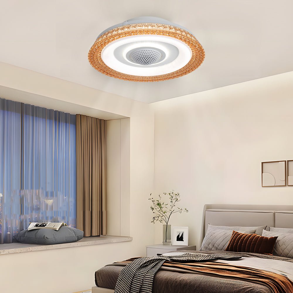 Aura 20" Bladeless Smart Ceiling Fan with Dimmable LED Light