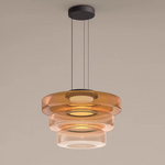 Bauhaus Style Glass Pendant Light