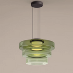 Bauhaus Style Glass Pendant Light