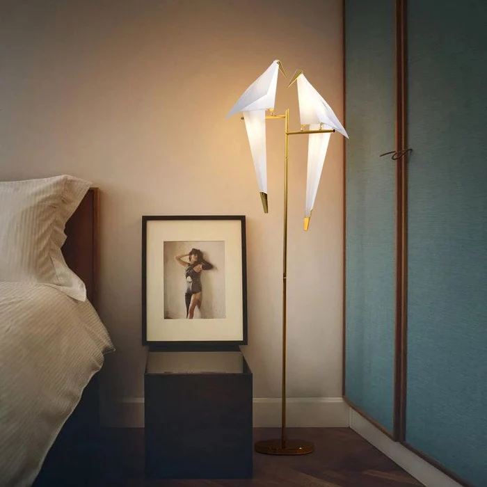 Nordic Paper Crane Origami Bird Desk Lamp
